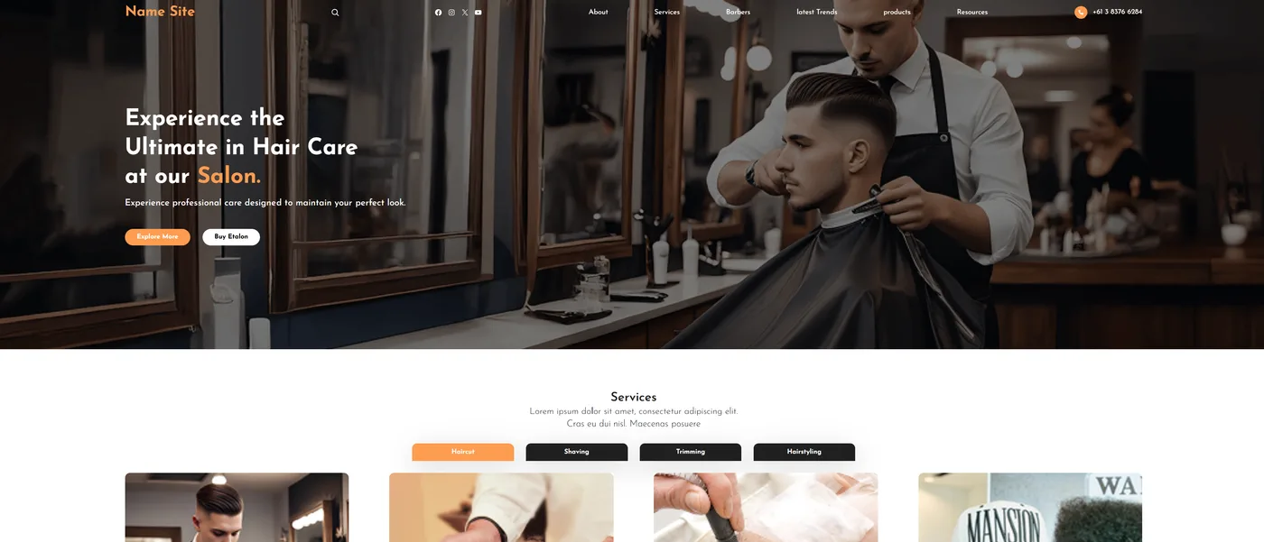Demo Barber Shop & Grooming